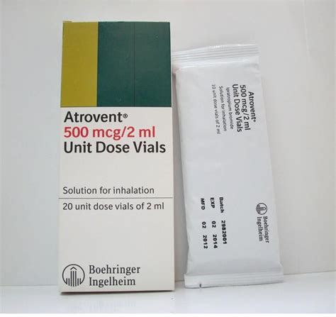Boehringer Ingelheim İlaç Atrovent İnhaler 500 mcg 20 Flakon