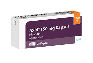 Teva İlaç Axid 150 mg 28 Kapsül