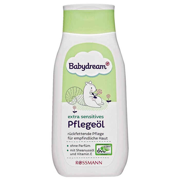 Babydream Bebek Bakım Yağı Çok Hassas Cilt, E Vitamini ve Shea Fındığı Yağlı 250 ml
