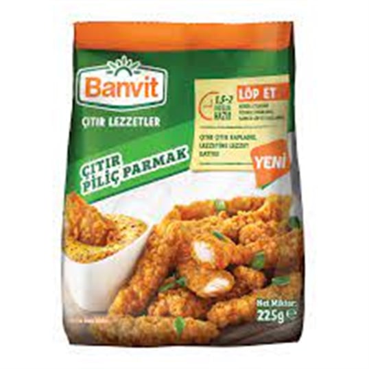 Banvit Çıtır Piliç Parmak 225 Gr
