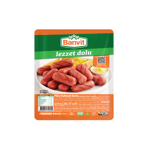 Banvit Piliç Kokteyl Sosis (250 g) Barkodu