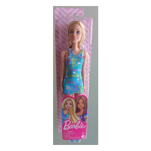 Barbie Kalpli Mavi Elbiseli Bebek - Gbk92-hgm59
