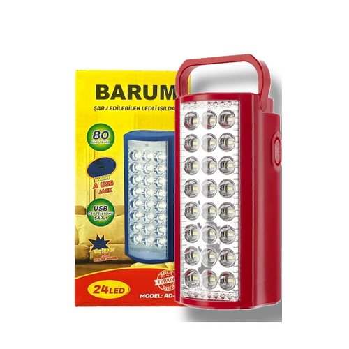 Barum Şarj Edilebilir LED'li Işıldak