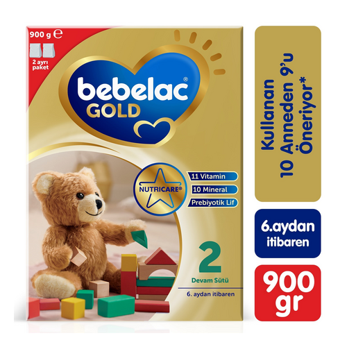Bebelac Gold 2 Devam Sütü (900 g)