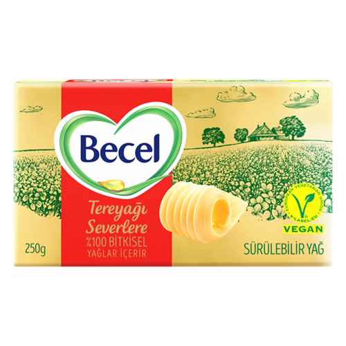 Becel Tereyağı Severlere Bitkisel Sürülebilir Yağ (250 g)