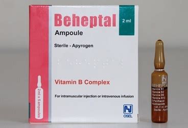 Osel İlaç Beheptal Ampül 2 ml 5 Ampül