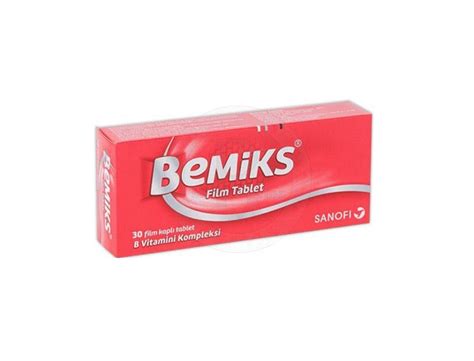 Sanofi Sağlık Ürünleri Bemiks 30 Tablet