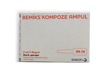 Sanofi Sağlık Ürünleri Bemiks Ampül 5 Adet