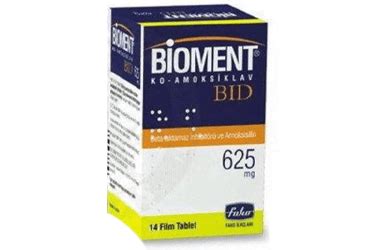 Actavis İlaç Bioment BID 625 mg 14 Tablet
