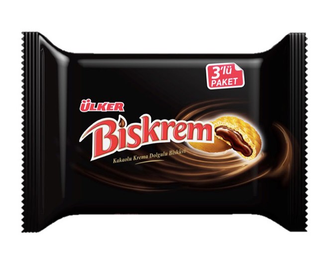 Ülker Biskrem Kakaolu Krema Dolgulu Rulo 3lü Multipack