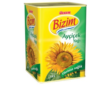 Ülker Bizim Ayçiçek Yağı 18 lt