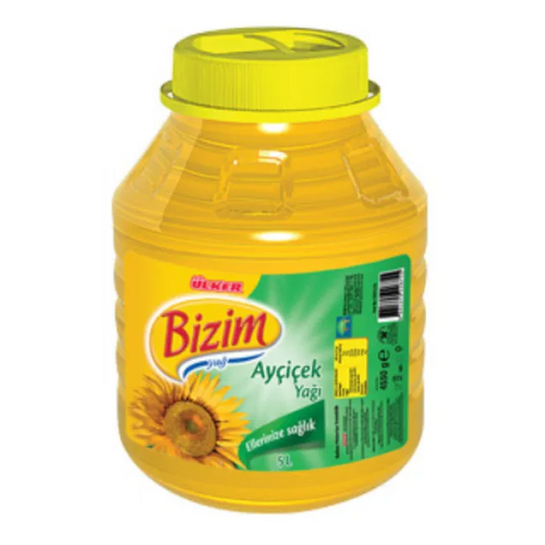 Bizim Ayçiçek Yağı Dar Ağız Pet 5 L