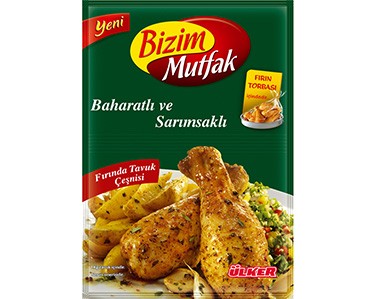 Ülker Bizim Mutfak Baharatlı ve Sarımsaklı Fırında Tavuk Çeşnisi