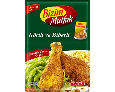 Ülker Bizim Mutfak Körili ve Biberli Fırında Tavuk Çeşnisi