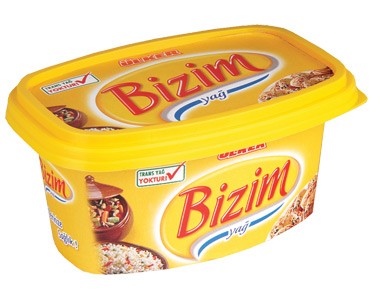 Ülker Bizim Yağ Kase Margarin 250 gr.