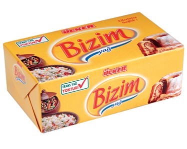 Ülker Bizim Yağ Paket Margarin 250 gr.