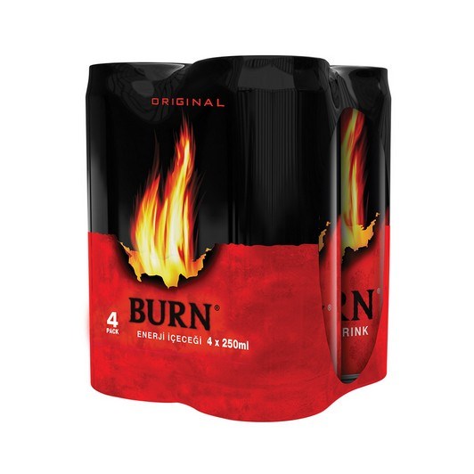 Burn Enerji İçeceği 4x250 ml