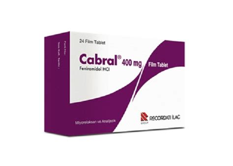 Recordati İlaç Cabral 400 mg 24 Tablet
