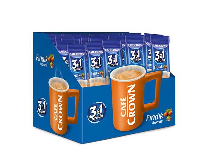 Ülker Cafe Crown 3'ü 1 Arada Fındık Aromalı