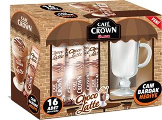 Cafe Crown Stick 16x17 Gr - Latte Choco Hediyeli