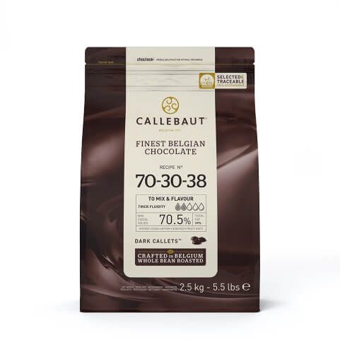 Callebaut 70-30-38 Extra Bitter Damla Çikolata 2.5 Kg