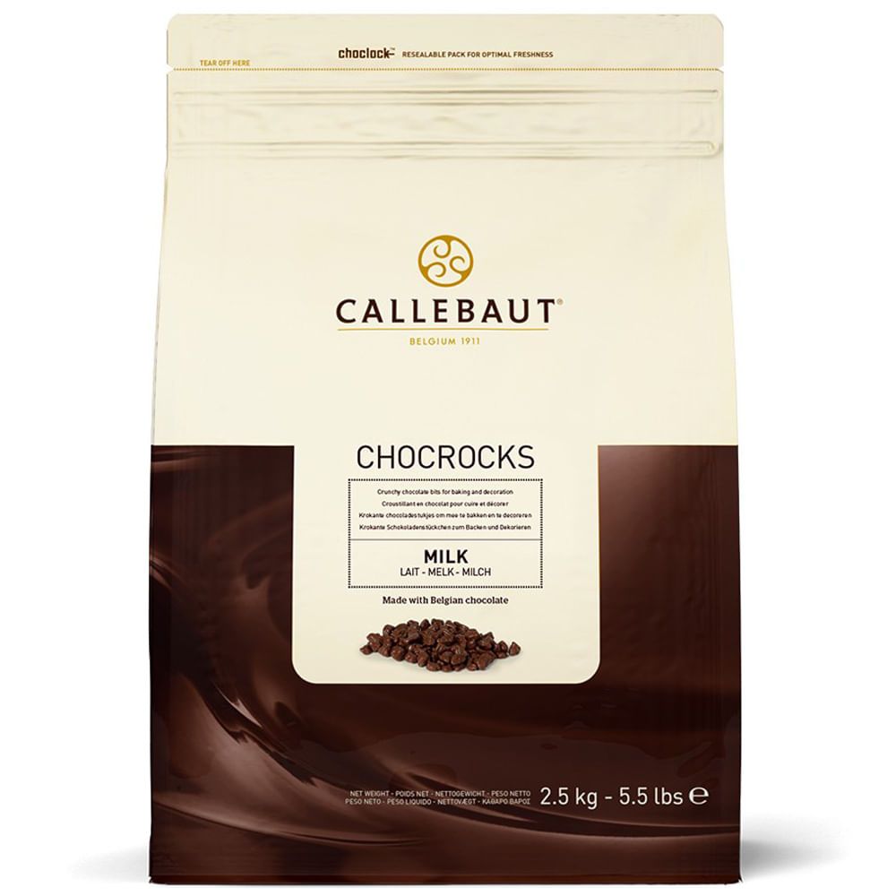 Callebaut ChocRocks Milk Sütlü Dekor Drop Çikolata 2.5 Kg