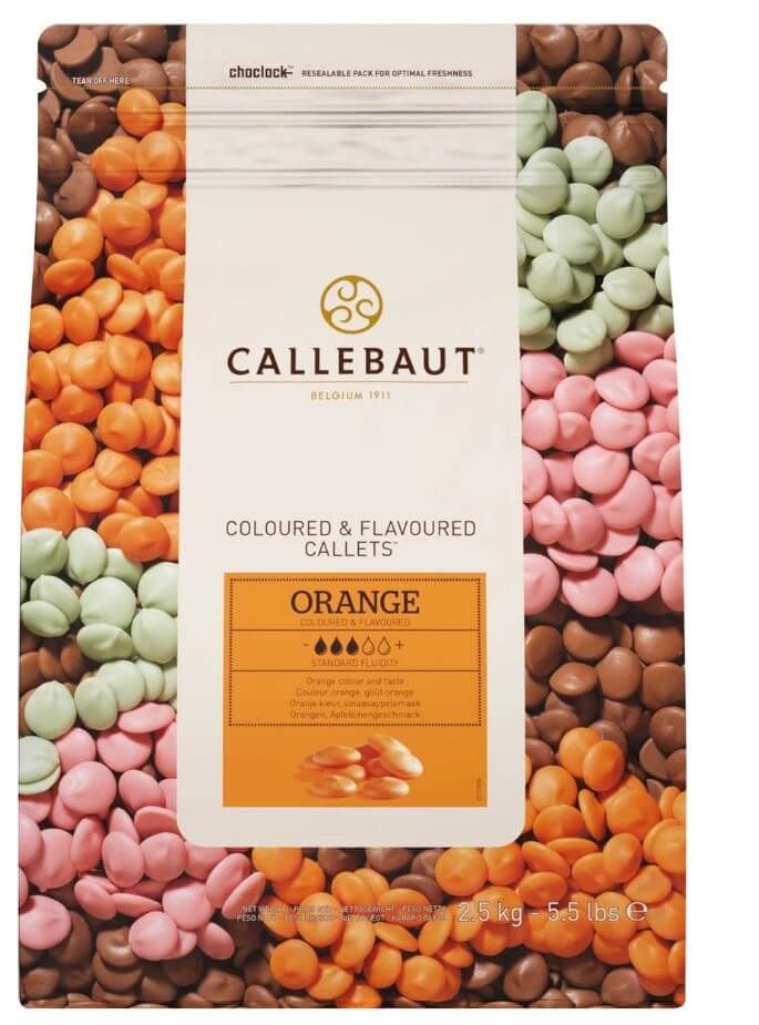 Callebaut Portakallı Drop Çikolata 2.5 Kg