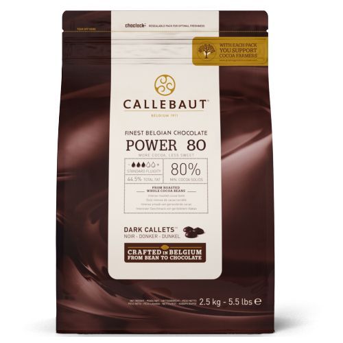 Callebaut Power 80 Bitter Çikolata Drop Çikolata 2.5 Kg