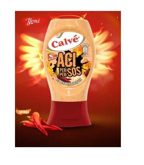 Calve Acı Peri Peri Sos 245 Gr