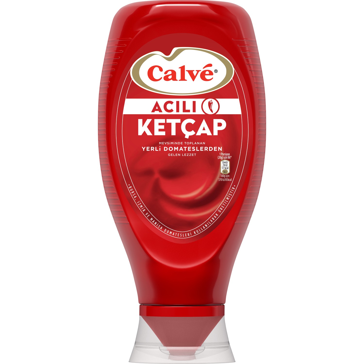 Calve Ketçap Acılı 600 Gr