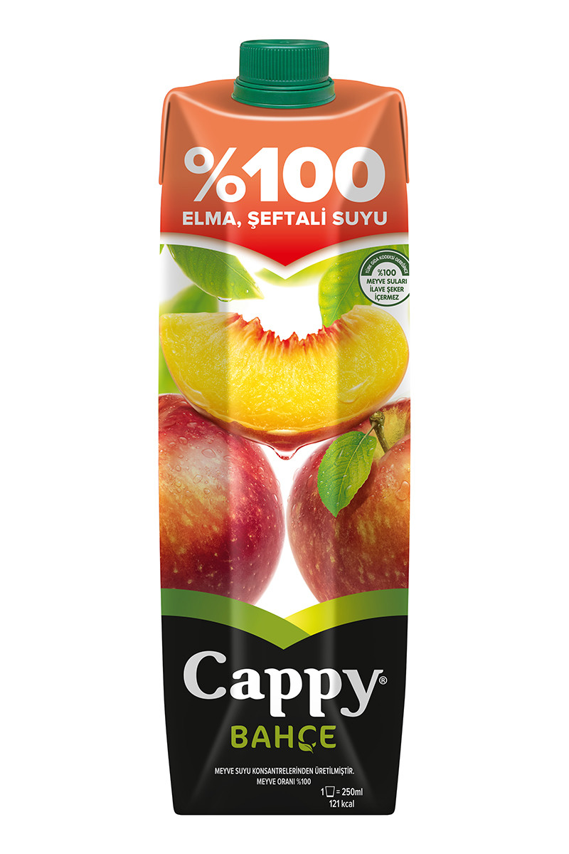 Cappy %100 Elma ve Şeftali Suyu 1000 Ml