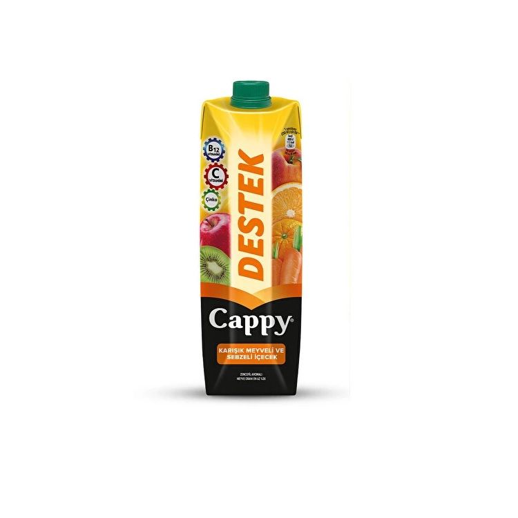 Cappy Destek Karışık Meyveli ve Sebzeli İçecek 1 Lt