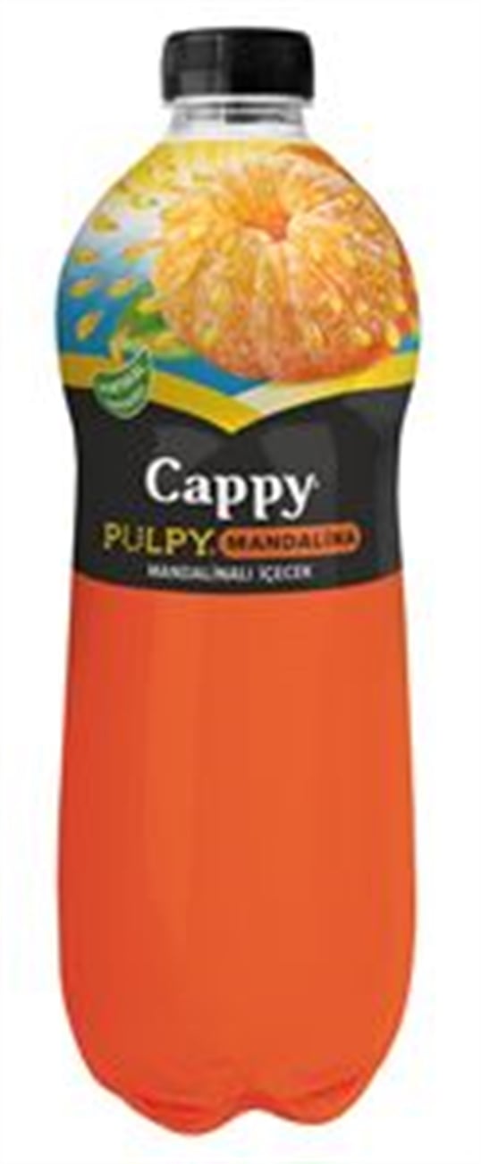 CAPPY MEYVE SU 1 LT. - PULPY MANDALİNA (PET)