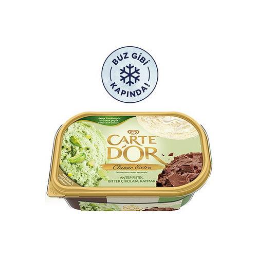 Carte D'or Classic Bitter Çikolata Kaymak Antep Fıstık 850Ml