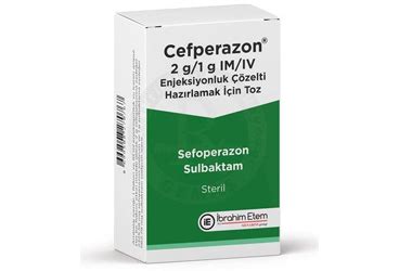 Menarini İlaç Cefperazon 2 g/1 g IM/IV 1 Flakon