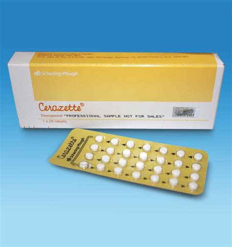 Merck Sharp ve Dohme Cerazette 75 Mikrogram 28 Tablet