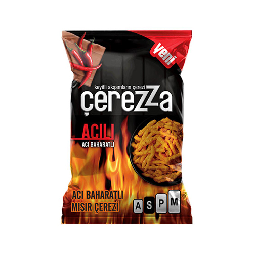 Çerezza Acılı Acı Baharatlı Mısır Çerezi Süper Boy (117 g)