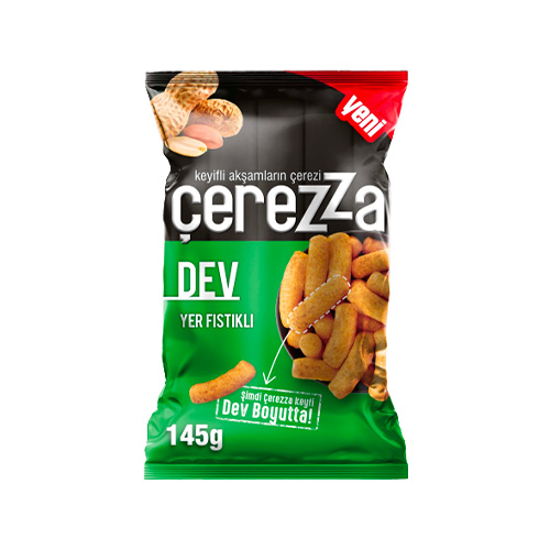 Çerezza Yer Fıstıklı Dev Mısır Çerezi (145 g)