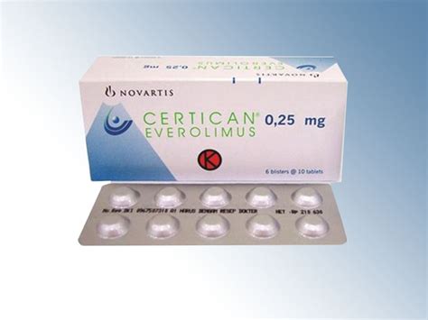 Novartis İlaç Certican 0.25 mg 60 Tablet