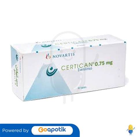 Novartis İlaç Certican 0.75 mg 60 Tablet