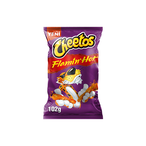 Cheetos Flamin' Hot Acı Biberli ve Peynirli Mısır Çerezi (102 g)
