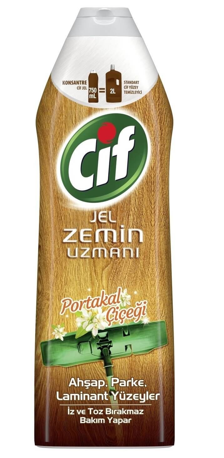 Cif Jel Zemin Uzmanı Ahşap Yüzey Temizliyecisi 750 Ml
