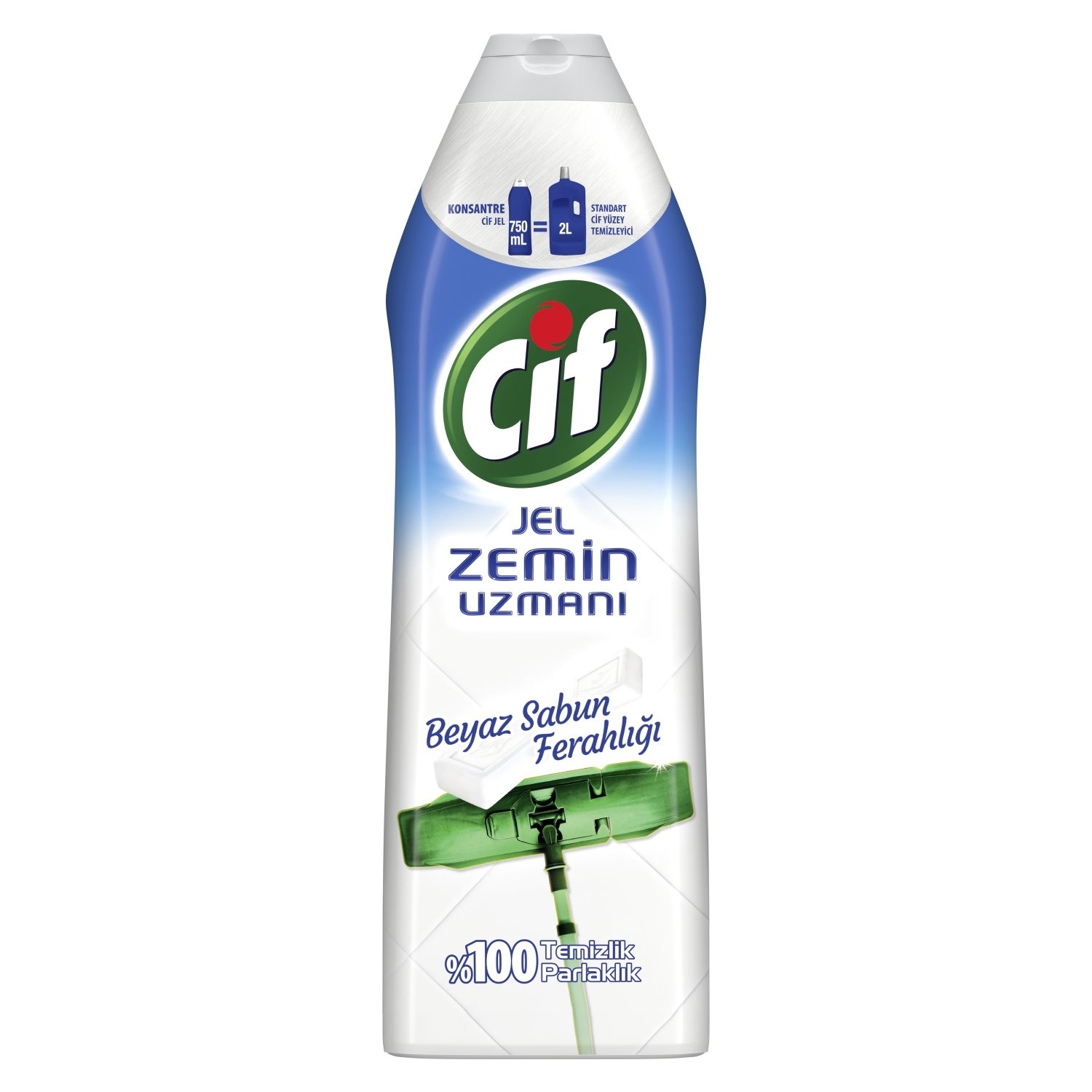 Cif Jel Zemin Uzmanı Beyaz Sabun 750 Ml