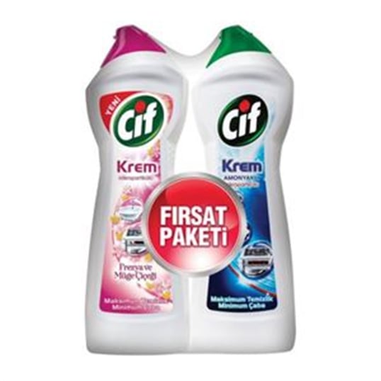 Cif Krem 750 Ml Amonyaklı+750 Ml Müge