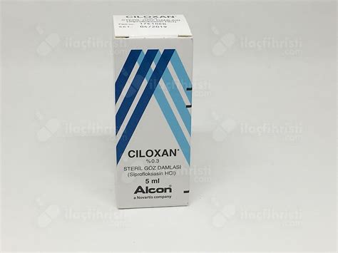 Novartis İlaç Ciloxan Göz Damlası %0.3 5 ml