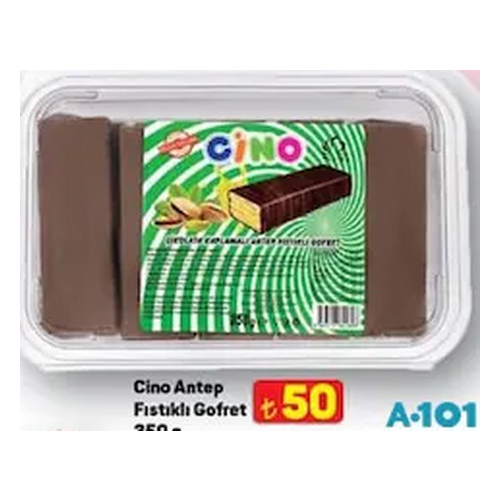 Cino Antep Fıstıklı Gofret 350 G