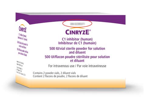 Shire İlaç Cinryze 500 IU/5 ml 2 Flakon