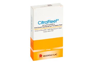 Recordati İlaç Citrafleet 0.01 g/3.5 g/10.97 g 2 Saşe