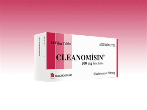 Recordati İlaç Cleanomisin 500 mg 14 Tablet