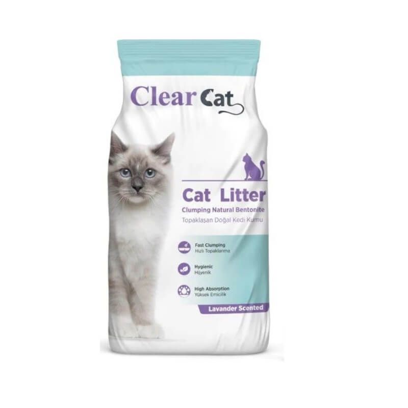 Clear Cat Lavanta Kokulu Kedi Kumu 10 Kg